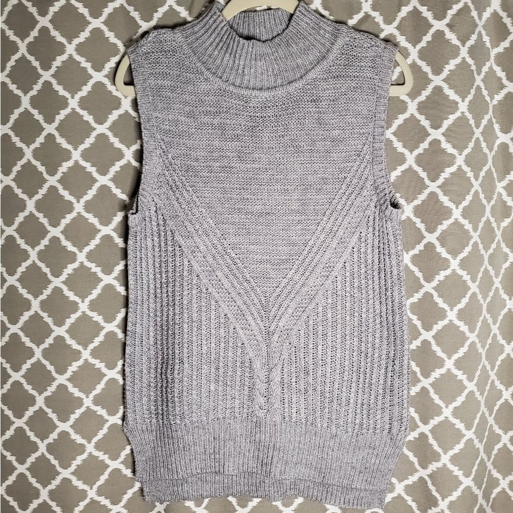 Romeo & Juliet Couture Gray Mockneck Sweater XL